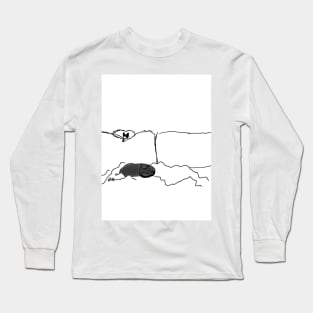 Nap Time. Catboss and Kerfuffle. Long Sleeve T-Shirt